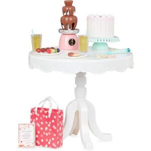 Our Generation Party Time Birthday Sweets Table for 18" Dolls NWT